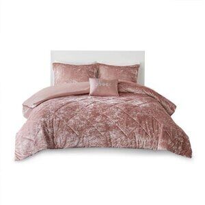 Intelligent Design King Duvet Cover Set, Velvet King Duvet Set, Luxury Diamond